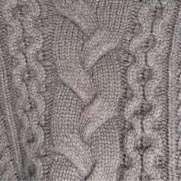 NWT Reformation The Collection Adela Regenerative Wool Cable Sweater Navy small - Picture 4 of 15